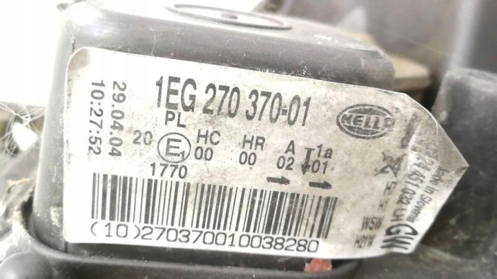 PHARE GAUCHE AVANT OPEL ASTRA H (L48) 1EG27037001 1.9L DIESEL 74KW 2006