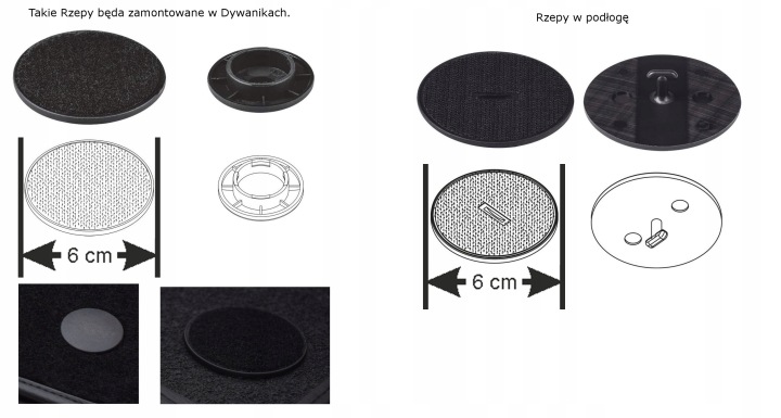 TAPIS DE SOL VELOURS LUX BMW X5 E70 2007-2013R.+ RZEPY NOIR AVEC COULEUR GRISE LAMOWKA