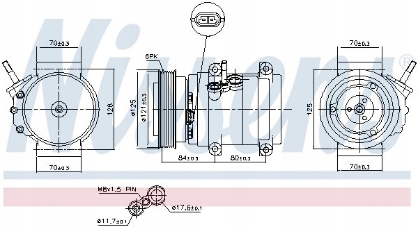 COMPRESOR DE ACONDICIONADOR CHEVROLET 