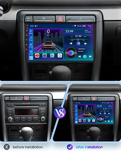 RADIO NAVEGACIÓN GPS AUDI A4 B6 B7 CARPLAY ANDROID AUTO 2GB 64GB 