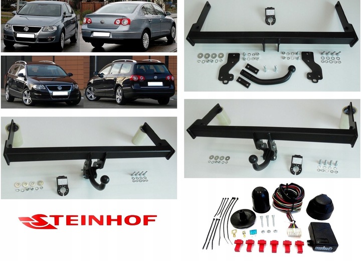 BARRA DE REMOLQUE HOLOWNICZY+MODUL VW PASSAT B6 3C+KOMBI 05-2010 