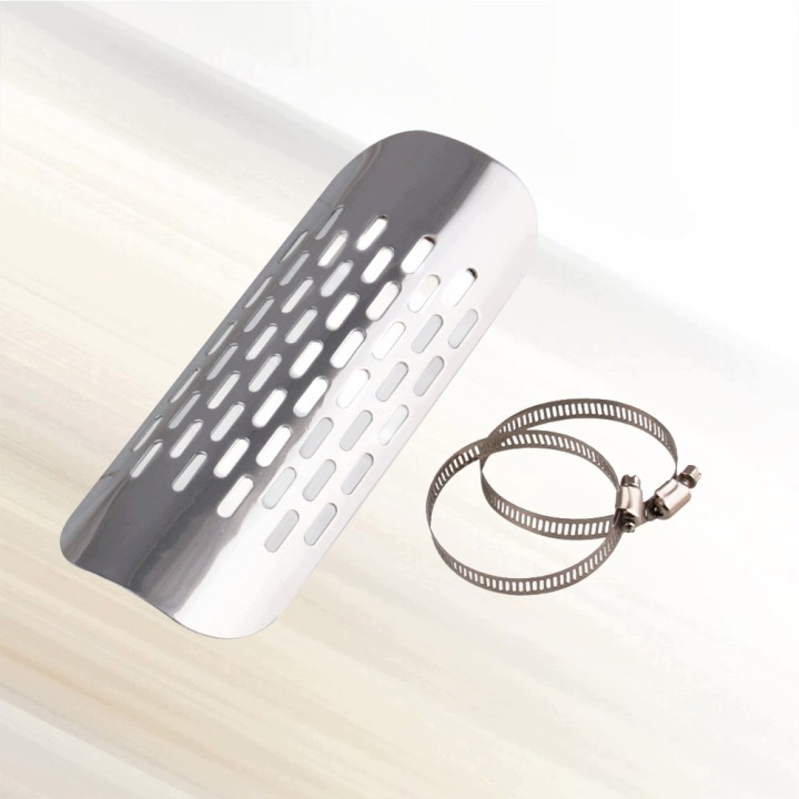 ARGENTÉE BANDE ISOLANTE SUR ÉCHAPPEMENT MOTOCYCLETTE PROTECTION THERMOISOLATION