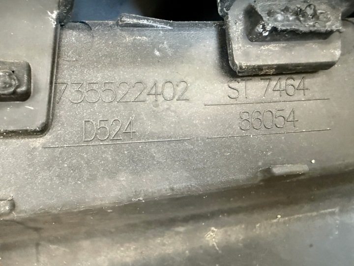 PARE-CHOCS AVANT AVANT FIAT 500L 735522402