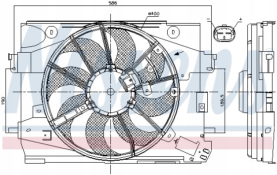 VENTILADOR NISSENS 85892 