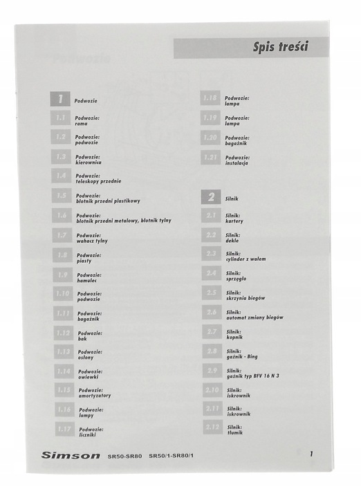 LIBRO MANTENIMIENTO KATALOG PIEZAS DE REPUESTO SIMSON SR50 