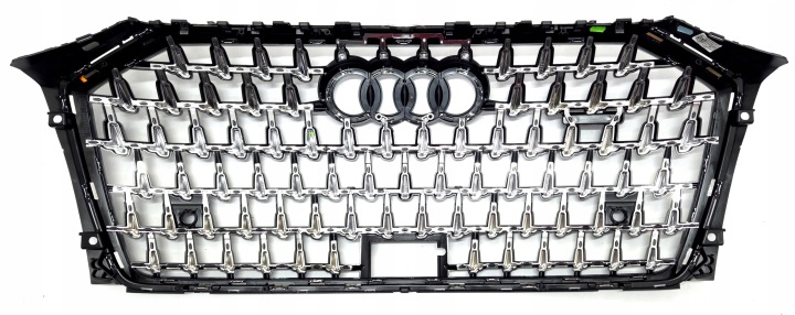 GRILLE CALANDRE NOIR BRILLANT CHROME AUDI A8 4N D5 LIFT 4N0853651AB T94