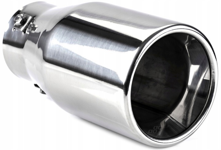 EMBOUT SUR SILENCIEUX REVÊTEMENT ÉCHAPPEMENT SILENCIEUX CHROME ACIER INOXYDABLE MT 018