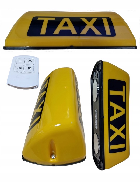 INALÁMBRICO FARO KOGUT TAXI DIODO LUMINOSO LED CON PILOTEM AL MAGNES SZPAKOWKA 