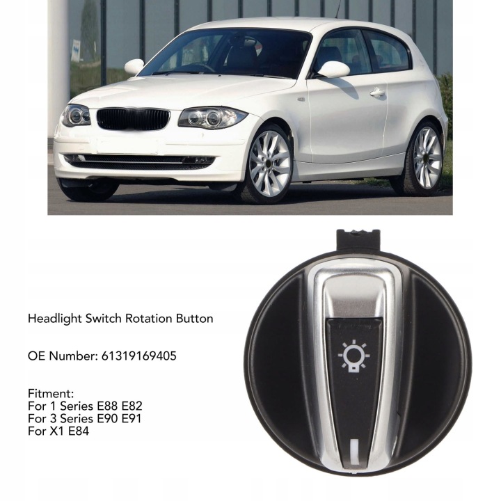 COMMUTATEUR COMMUTATEUR FEUX SUBSTITUT VERS BMW SERII 3 E90 E91 61319169405