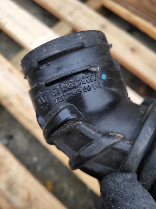 MASERATI LEVANTE TUYAU CONDUIT D'AIR FIL ÉCHANGEUR D'AIR DE SURALIMENTATION AIR 670031927