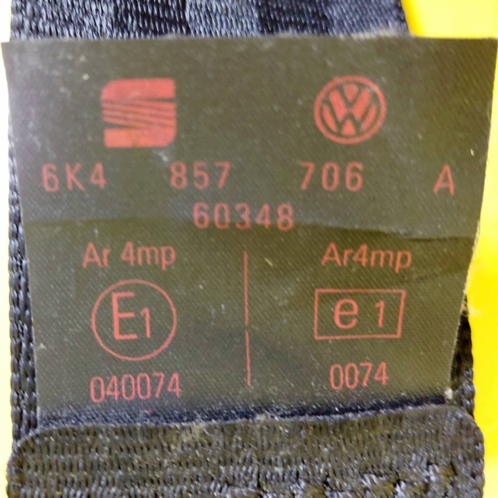 CEINTURE DE SÉCURITÉ DROIT AVANT VOLKSWAGEN POLO III 6N 6N2 6NF 60348 NR569