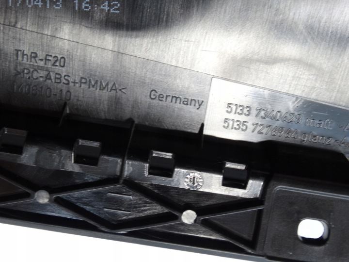 MOULURE MONTANTS PORTES DROIT AVANT BMW F20 2013R. 5133-7340628