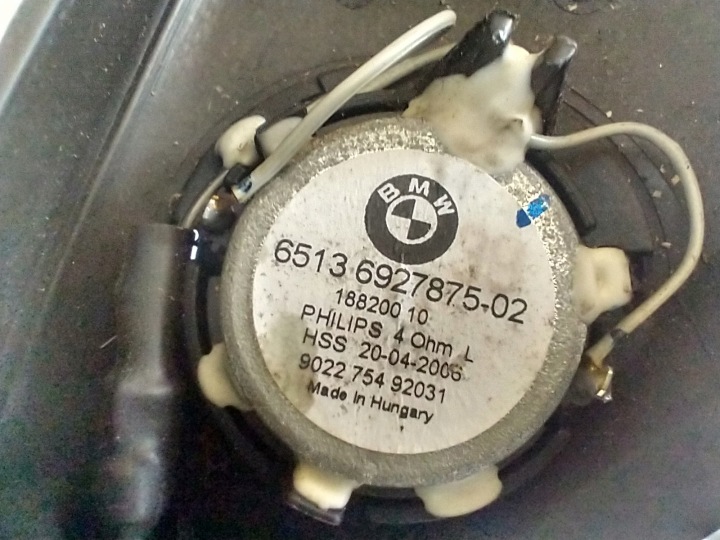 BMW Z4 E85 E86 HAUT-PARLEUR PORTES GAUCHE 6927875