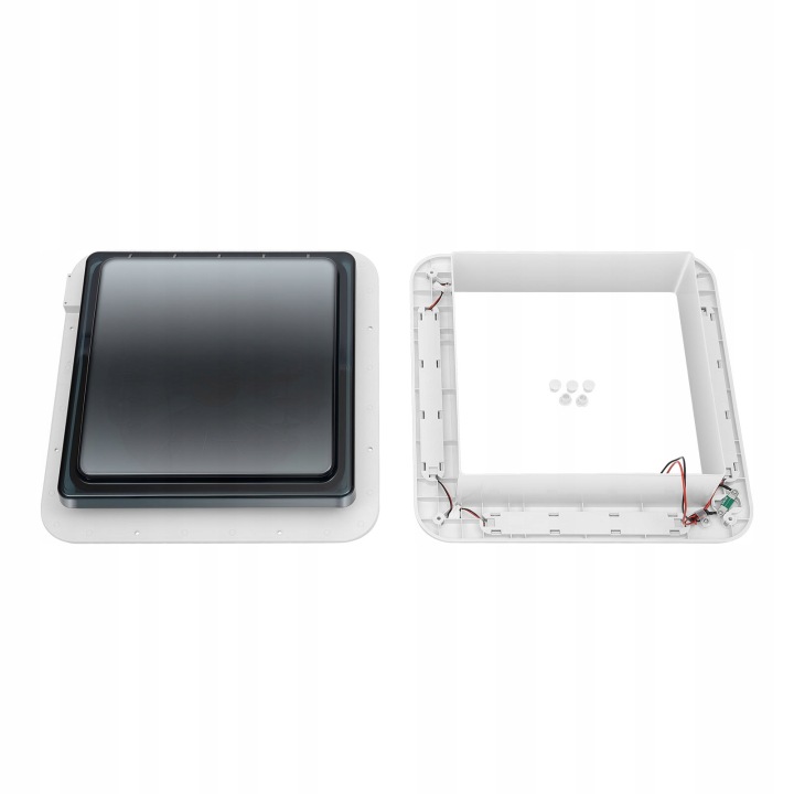VENTILATEUR WENTYLACYJNY 12 V RV AVEC SWIATLEM LED 5-35 M³/MIN IP68 ÉTANCHE 28 28 CM