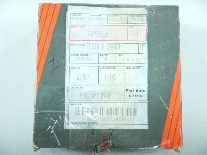 EMBOUT BIELLE DE POUSSÉE FIAT ELBA 91-96 UNO 88-90 FIORINO 7693816