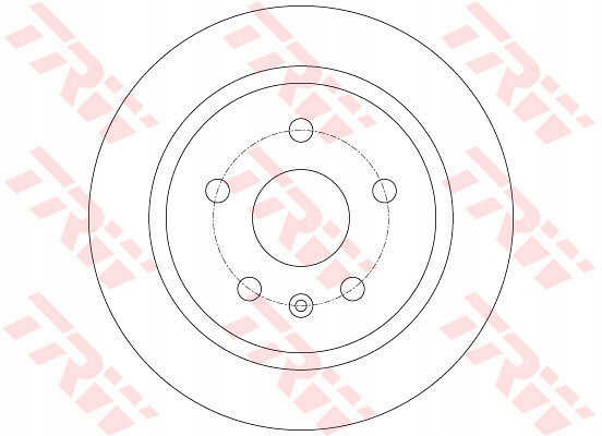 DISCOS ZAPATAS PARTE TRASERA TRW SAAB 9-5 