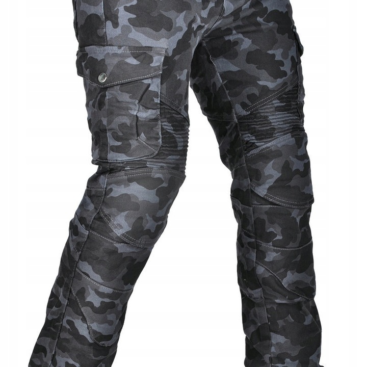 PANTALONES MOTOCICLETA BOJOWKI MESKIE JEANSY KEVLAR S-XXXL 