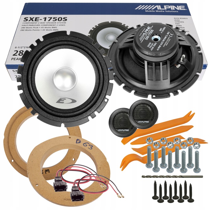 ALPINE ALTAVOCES AUDI A3 MERCEDES E CLASE S211 W211 