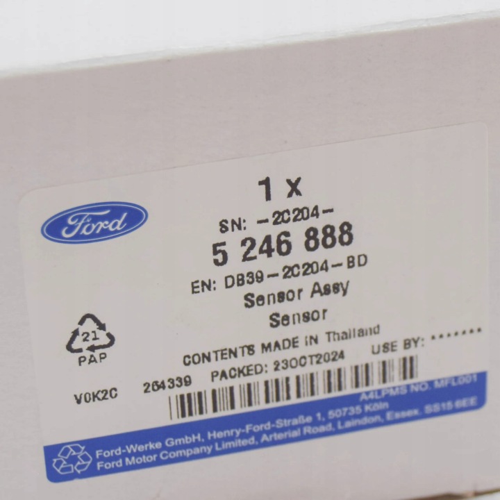 FORD RANGER T6 MK3 CAPTEUR ABS AVANT DROIT DB39-2C204-BD 5246888