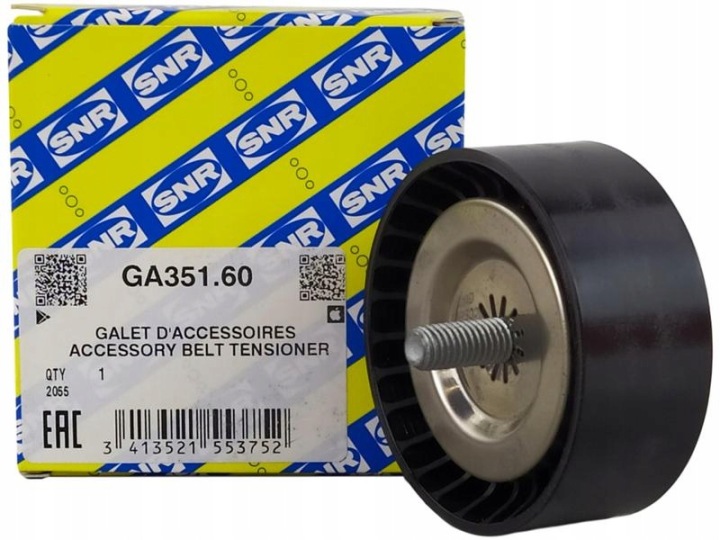 SNR GA351.60 GALET DIRECTIONNELLE GUIDE COURROIE EN V ZEBATY