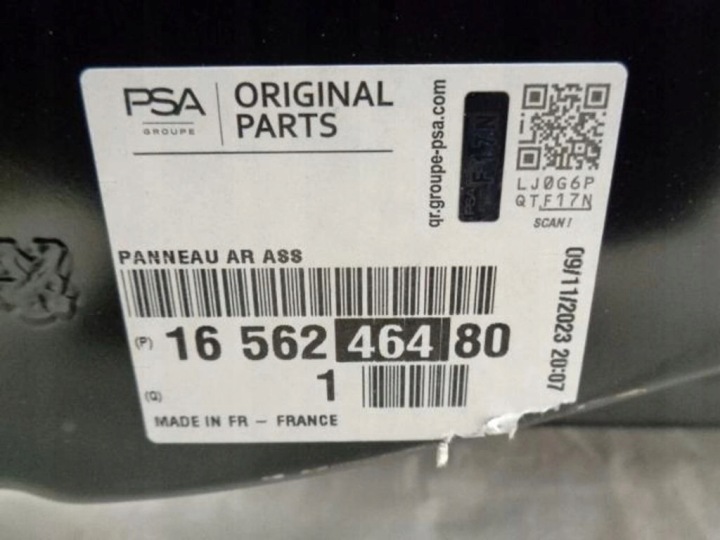 PEUGEOT 2008 II PANNEAU ARRIÈRE BAIGNOIRE PLANCHER COUVERCLES DE COFFRE NEUF ORIGINAL ADBLUE