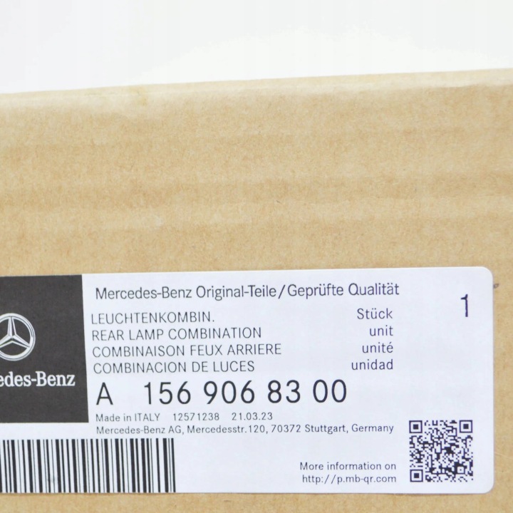 MERCEDES-BENZ GLA X156 PHARE ARRIÈRE GAUCHE LED A1569068300 ORIGINALE