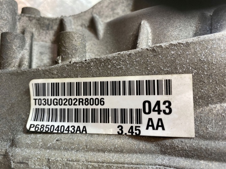 2022 JEEP GRAND CHEROKEE WL DIFFÉRENTIEL ARRIÈRE T03UG0202R8006