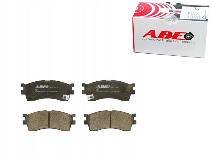 KLOCEK BRAKE SET FRONT HYUNDAI ACCENT III, I2 