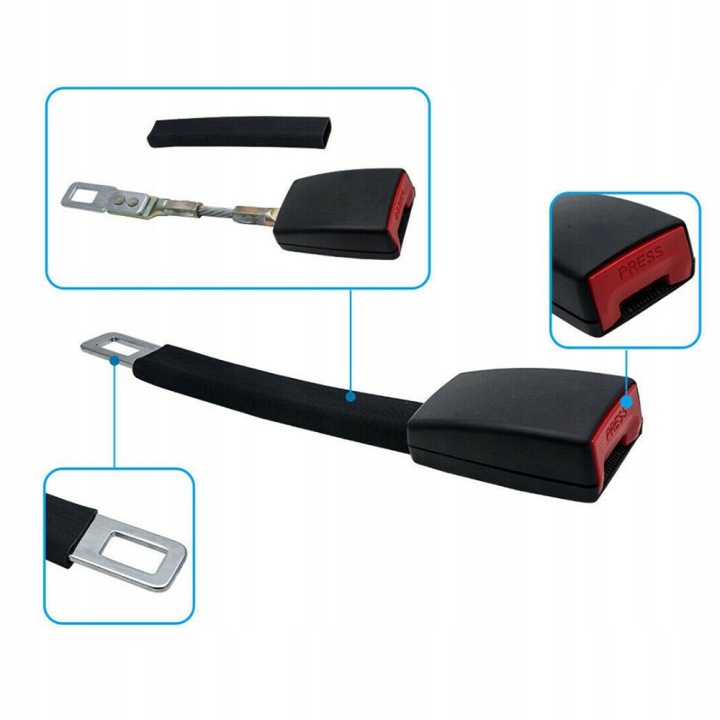 2 CV AGRAFE PRZEDLUZKA COURROIE BOUCHON ADAPTATEUR CONNECTEUR 25CM CONNECTEUR VERS VOITURES