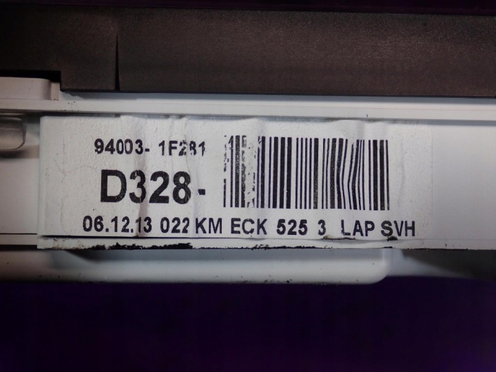 KIA SPORTAGE II 04-08 2.0 141KM COMPTEUR TABLEAU DE BORD 94003-1F281 182358KM