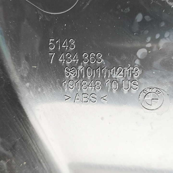 BMW X5 G05 2019 GAUCHE CÔTÉ PROTECTION MONTANTS VITRES AVANT A