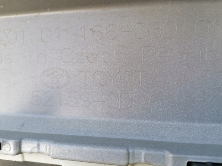 PARE-CHOCS ARRIÈRE ARRIÈRE TOYOTA YARIS 4 IV 2020-