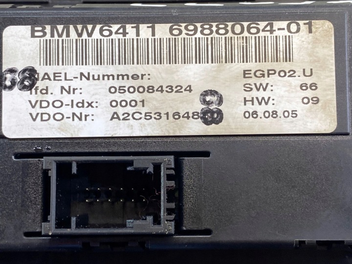 BMW 3 E90 E91 2008 PANNEAU CLIMATISATION