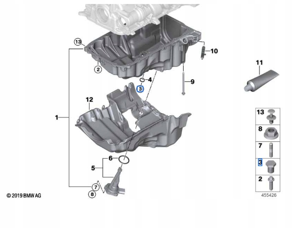 VIS BOUCHON CUVETTES HUILEUSE BMW E30 E36 E46 E39 E60