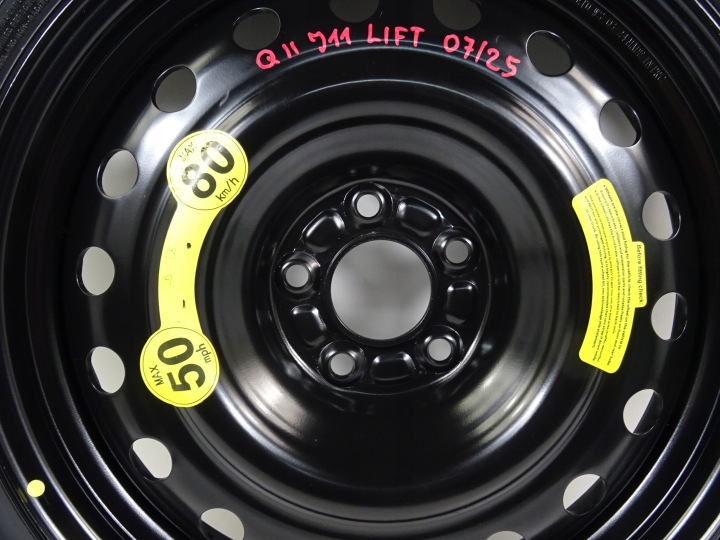 835705 5X114.3 T145/80R18109 KOLO RÉGLAGE RÉSERVE QASHQAI J11 LIFT