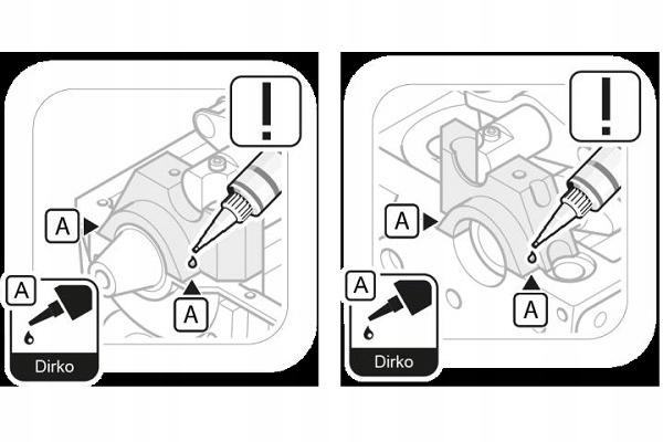 KIT JOINTS COUVERCLES SOUPAPES AUDI A3 A4 KIT NIEZBEDNIK CONDUCTEUR #1