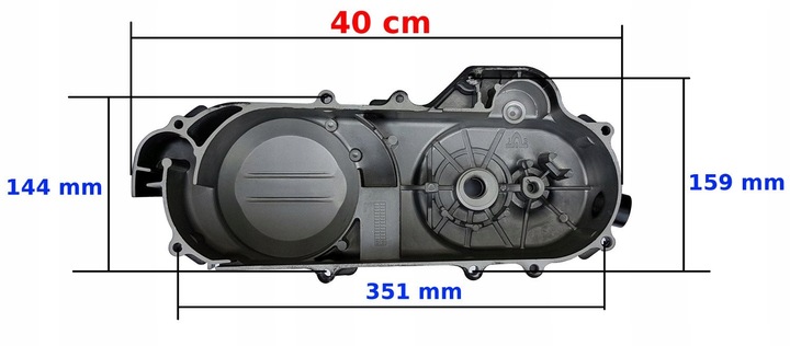 DANGTIS DANGTIS 40CM STARTER AKUMULIATORIUS SKUTERIS 4T nuotrauka 5