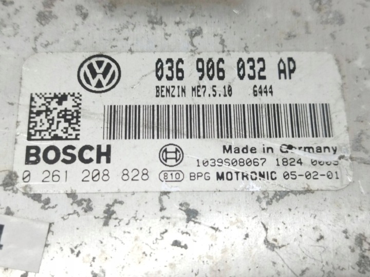 2006 SKODA OCTAVIA MK2 (1Z) CONTRÔLEUR MODULE ECU 036906032AP