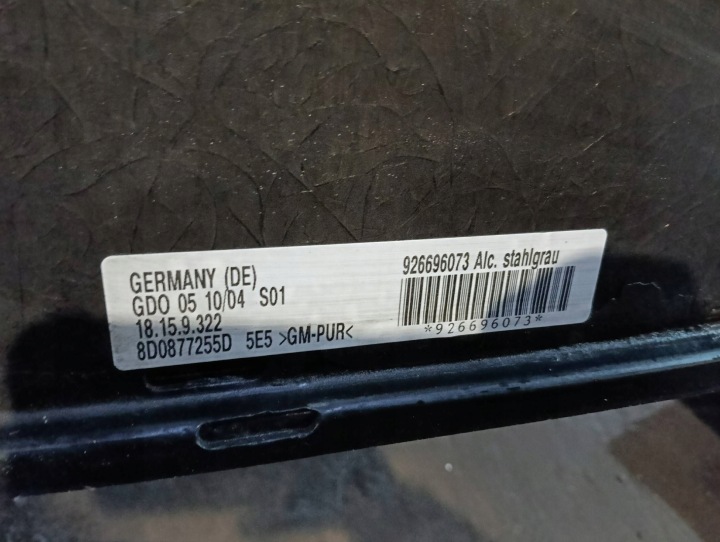 TOIT OUVRANT PORSCHE CAYENNE 4.5 V8 TURBO 2004
