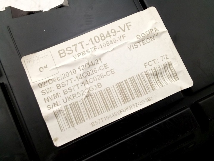 FORD MONDEO MK4 4 IV LIFT RESTYLAGE COMPTEUR TABLEAU DE BORD MONITEUR BS7T-10849-VF