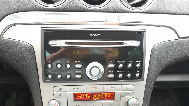 FORD FOCUS MK2 C-MAX MK1 FIESTA MK6 FUSION RADIO SONY MP3 AUX 2005 AÑO CÓDIGO 