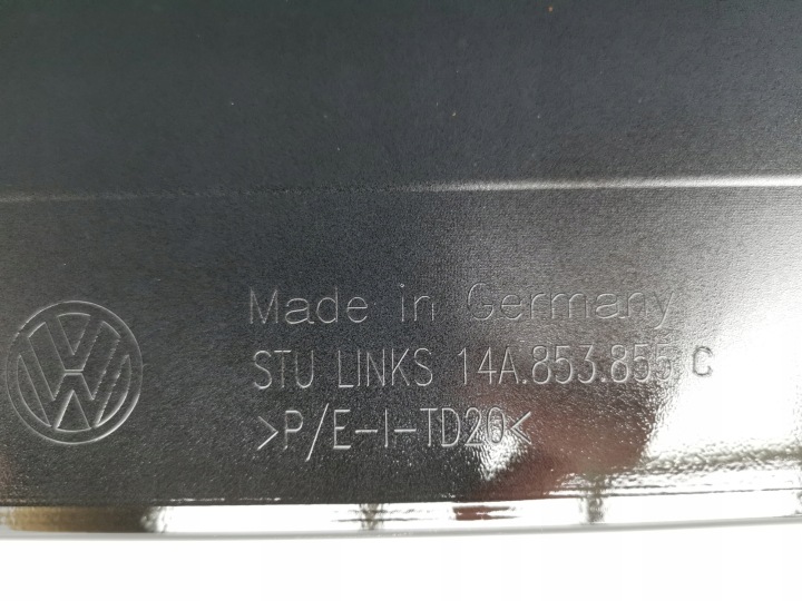 PROTECTION BRODERIE REVÊTEMENT SEUIL VW ID.7 14A853855C L041 NEUF ORIGINAL