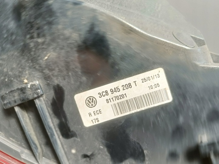 VW PASSAT CC LIFT 12-16R PHARE DROITE ARRIÈRE ARRIÈRE 3C8945208T