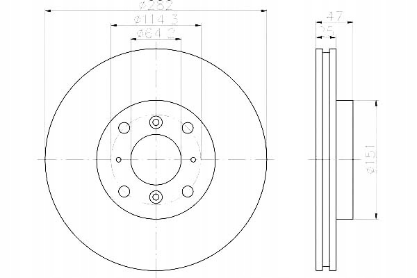 SET DISC BRAKE [HELLA] photo 2 - milautoparts-fr.ukrlive.com