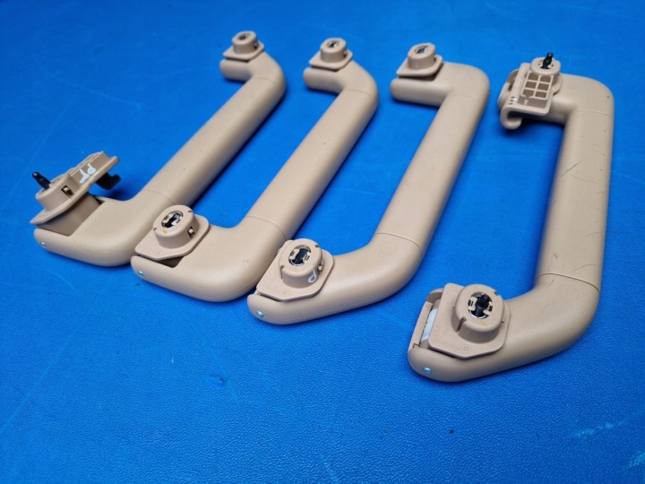 4X MANIVELLE POIGNÉE TOITS PLAFONNIERS PORSCHE PANAMERA 970 LUXOR BEIGE SANS