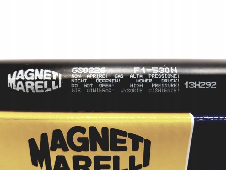 RESSORT GAZEUSE COUVERCLES COUVERCLES DE COFFRE AUDI A4 09 01-12 04 MAGNETI MARELLI 4,31E
