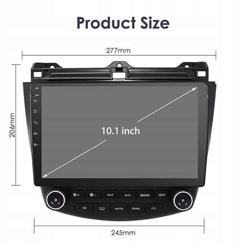 RADIO GPS BT ANDROID HONDA ACCORD VII 7 2002-2008 