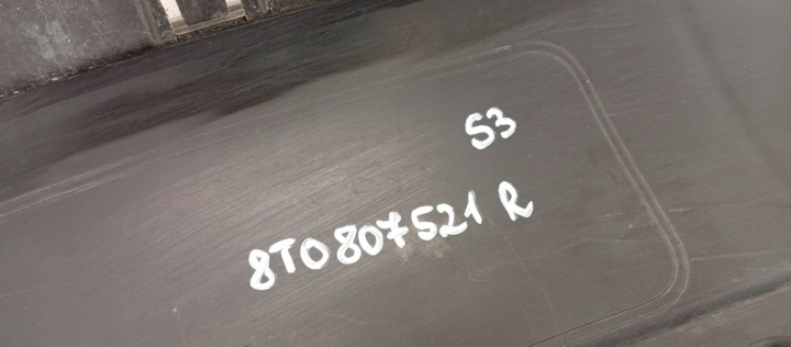 AUDI A5 COUPÉ LIFT S-LINE 11-15 SPOILER DOUBLURE PARE-CHOCS ARRIÈRE 8T0807521R
