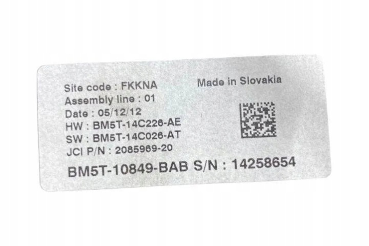COMPTEUR FORD FOCUS IV (HN) 208596920 1.0L GASOLINE 92KW 2011
