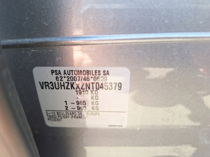 PEUGEOT E208 208 II 2 19- ZKX CHARGEUR CONVERTISSEUR 9847957480